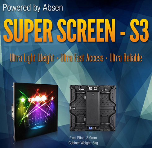 Модуль светодиодного экрана Absen S3 3,9р